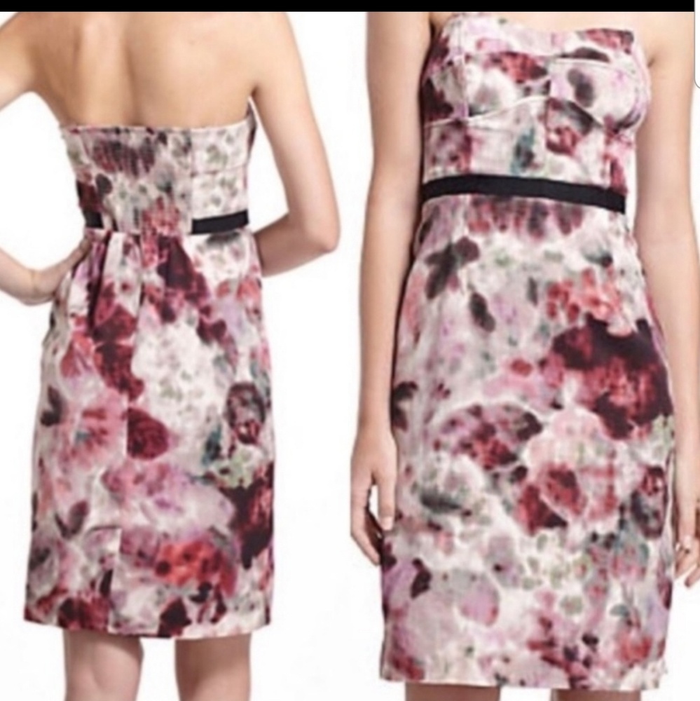ANTHROPOLOGIE MOULINETTE SOEURS STRAPLESS DRESS O